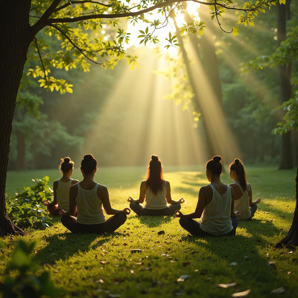 Sesiune de mindfulness în natură