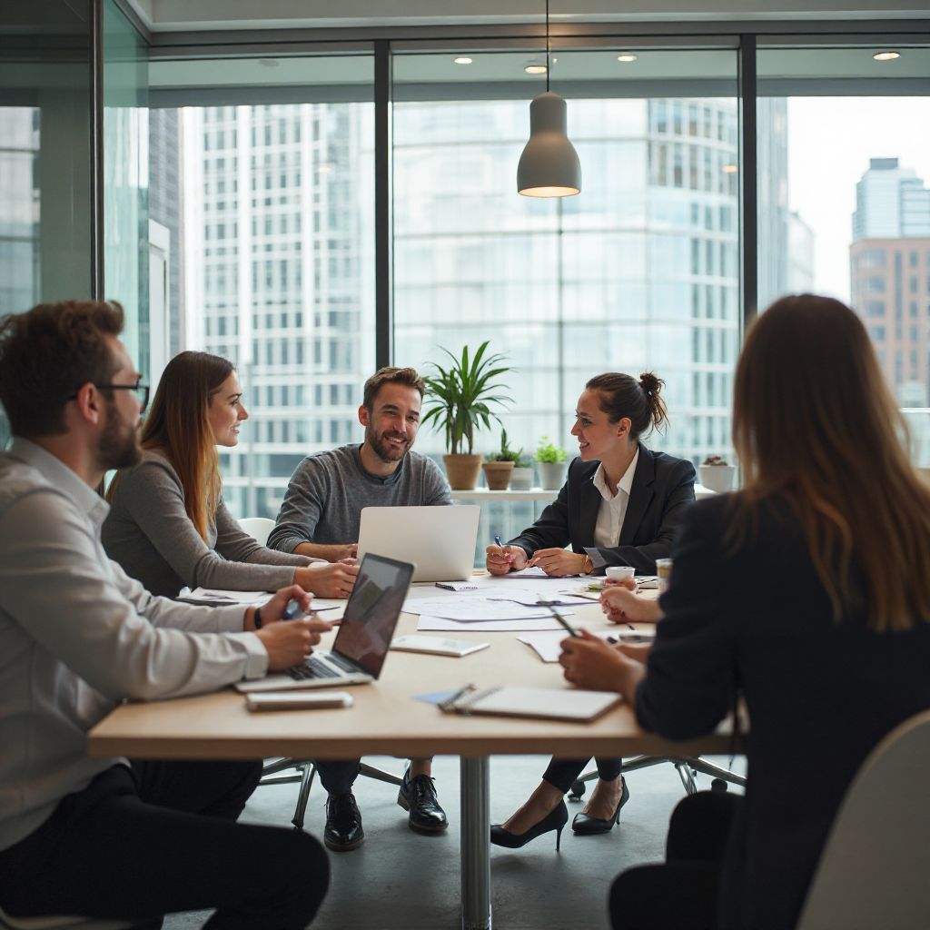 Echipa Vizierysolderer într-o întâlnire creativă